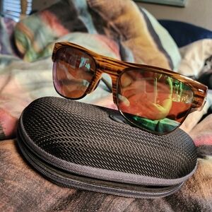 Costa Del Mar Pawleys Teak Square Sunglasses, Polarized